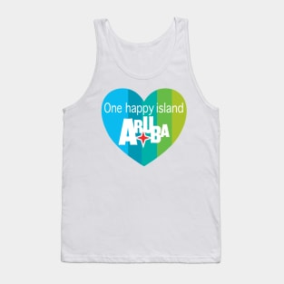 Aruba Heart - one happy island Tank Top